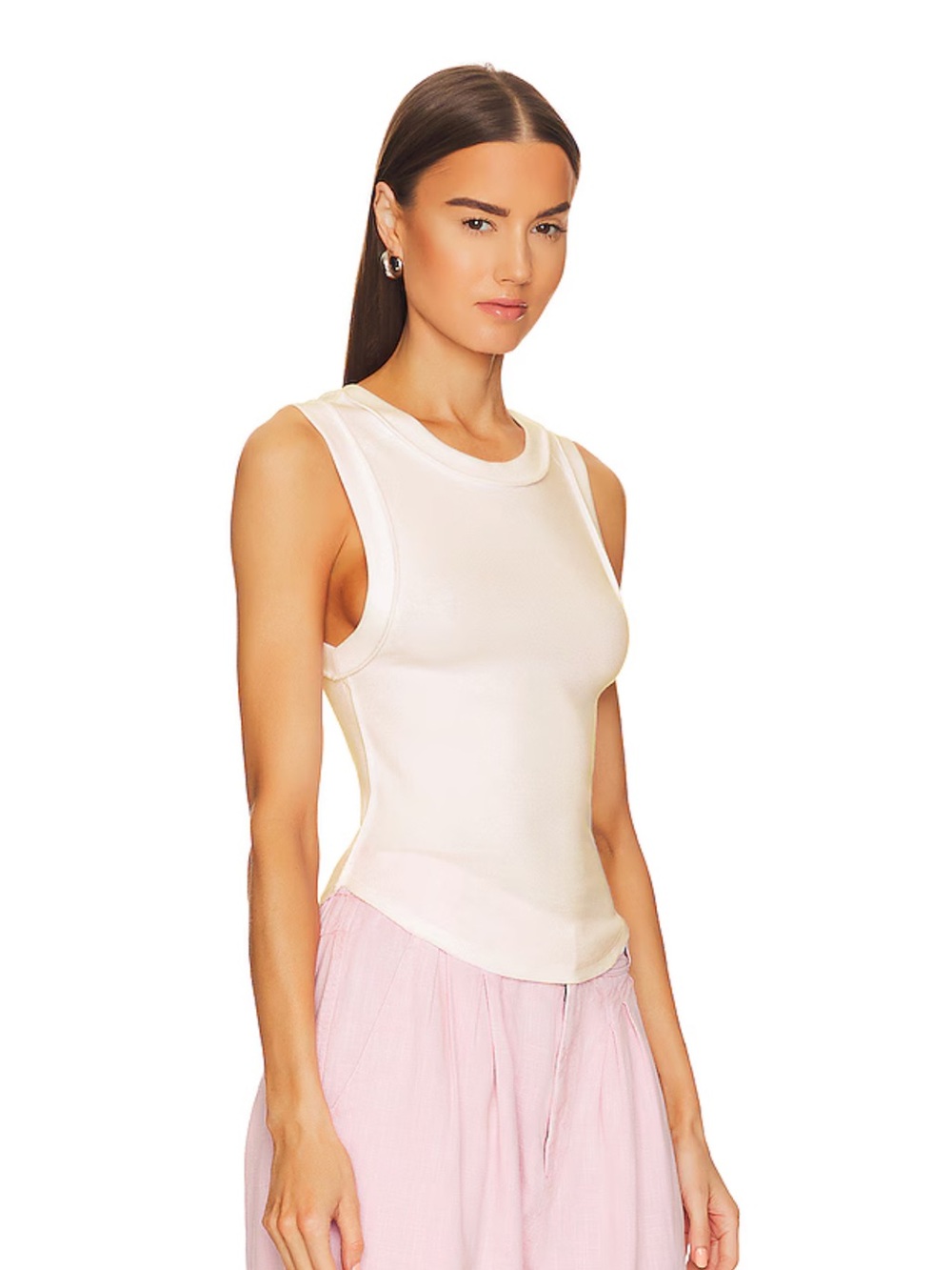We The Free Cream Ribbed Tank Top - Picture 5 of 10
